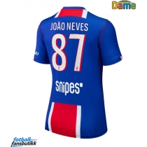 Paris Saint-Germain Joao Neves #87 Hjemmedrakt Dame 2026-27 Kortermet
